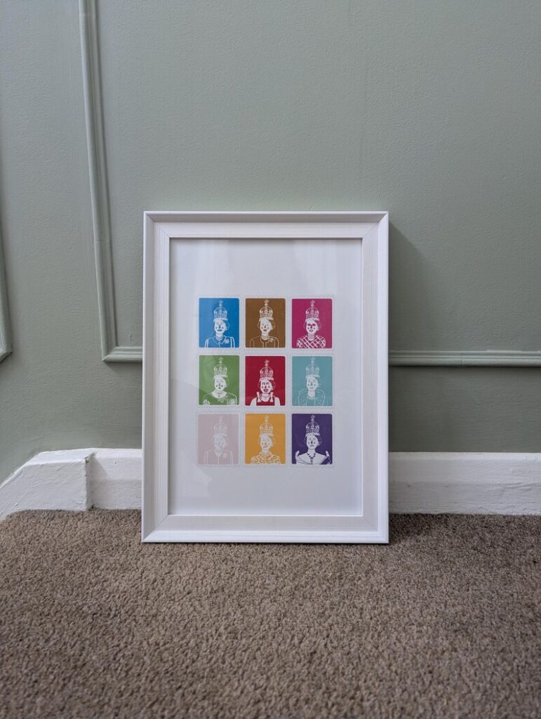 Queen Elizabeth art print by Hope